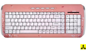 Saitek Expression Pink Butterfly Keyboard USB Preview